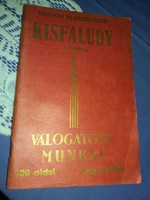 About 1920. Book of selected works of Károly Antik Kisfaludy, according to pictures, Hungarian folk cultivators