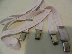 Pink women's rubber braces