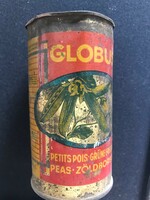 Globus-Zoldborsó konzervdoboz.Fellelt állapotban.