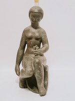 Mihály Pál Jr. seated female nude statue (2766)