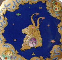Hutschenreuther zodiac plate Taurus, designer: Ole Winther