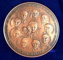 Szent-Györgyi Albert és a Nobel-díjasok bronz plakett