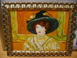 Female portrait after Renoir