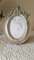Beautiful antique silver baroque picture frame
