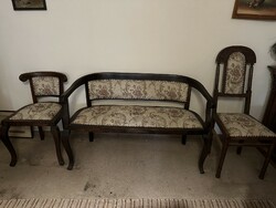 Antique Art Nouveau sofa set