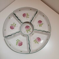Herend tercia large round divided serving tray