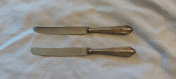 2 db Art Deco ezüst kés (800-as finomságú)