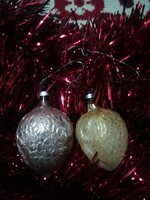 Antique Christmas tree ornament rare colored walnuts