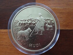 Hungarian hunting dogs series mudi 2000 ft non-ferrous metal coin 2022
