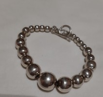 Sterling Silver 925 Marked Beaded Bracelet!
