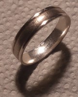 Ezüst karika gyűrű - 64- es méret