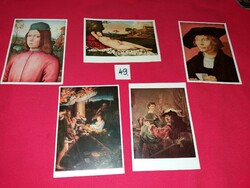 Old postcards (German) treasures of the Dresden picture gallery 1960s-70s 5 in one 49