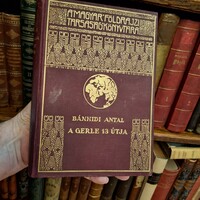 1936 First edition Bánhidi antal. The gerle 13 útja is the library of the Hungarian Geographical Society