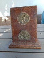 Sports Boxing Award Plaque with Spot Illustration for Collectors, from at least the 60s. For Champions and Losers!