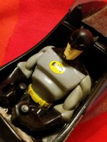 Retro grocery bazaar toy marvel batman figurine in batmobil car according to the pictures