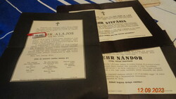 3 telegrams from the 1910s