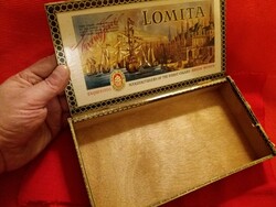 Régi LOMITA fa szivaros doboz 25 szivar tárazására alkalmas a képek szerint