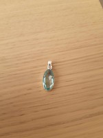 Silver aquamarine pendant