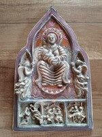 Petrás Mária kerámia fali házi oltár