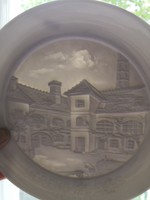 Herendi litofán tányér, 3D képpel, HEREND 125 éves évfordulós!