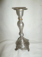 Antique decorative cast iron candle holder