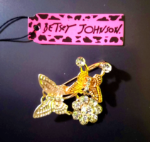 Betsey Johnson butterfly brooch 89
