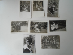 S0701.7 Students of Svetits Girls' High School in Debrecen 1959k 8 small photos