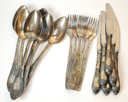 Sale! :) Vintage, beautiful silver-plated cutlery set