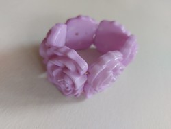 Vintage Costume Jewelry, Purple Retro Bracelet