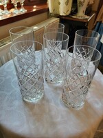 Crystal water glass set