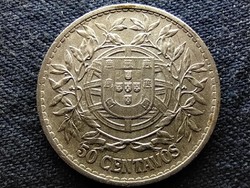 Portugália .835 ezüst 50 Centavos 1912  (id78349)