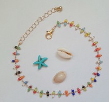 Colorful berry anklet