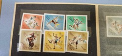 Tokyo Olympics 1964. 10 Pieces, in a collector's box.