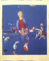 Földi Péter - Somosi Betlehem 55 x 48 cm computer print, merített papír
