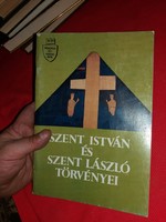 Katalin Vikol: The Laws of St. István and St. László color publication book Hungarian centuries