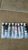 8 Tubes of oil paint, louvre