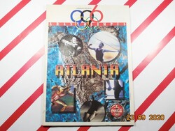 Old retro newspaper - Golden Olympics Atlanta - 1996 annex of People's Freedom - birthday present