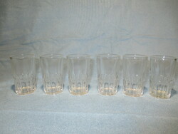 6 0.5 dl glass glasses, half glasses