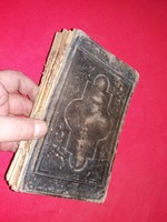 Antik 19 sz. Énekek, imák Imádságos könyv a képek szerinti állapotban