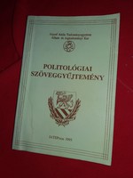 1995. Imre László Kovács: a collection of political science texts according to the pictures