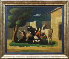 Unknown painter - cow milker