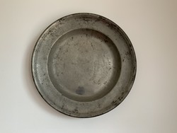 Antik ón tányér