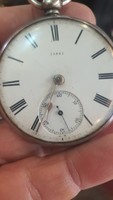 English silver pocket watch from 1868, in nice, working condition. Edward prior