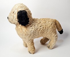 Black friday!!! :) Vintage/antique straw/v. Sawdust/stuffed dog