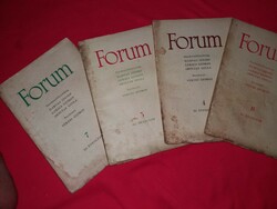 Antique 1948 forum literary magazine book collection 4 pieces in one according to the pictures