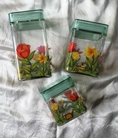 Glass kitchen containers 3 pcs