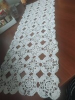 Hand-crocheted lace, table centerpiece, runner