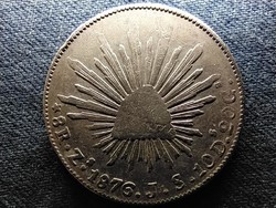 Mexikó Szövetségi Köztársaság (1823-1905) .903 ezüst 8 real 1876 Zs (id68959)