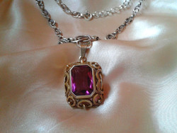 Antik ezüst collier