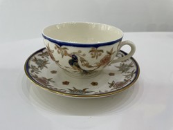 Zsolnay phoenix bird pattern tea cup and saucer set porcelain